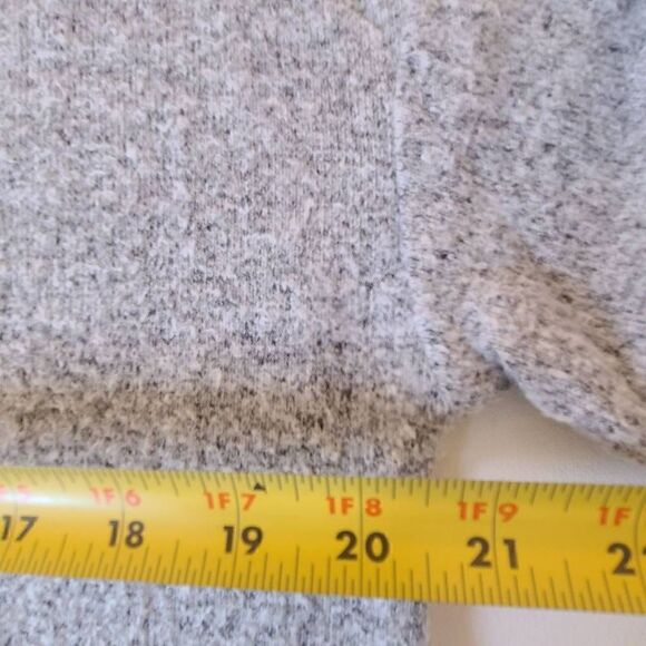 Lou & Grey Soft Gray Pull-Over Hoodie Sweatshirt Sweater XS - Picture 5 of 12